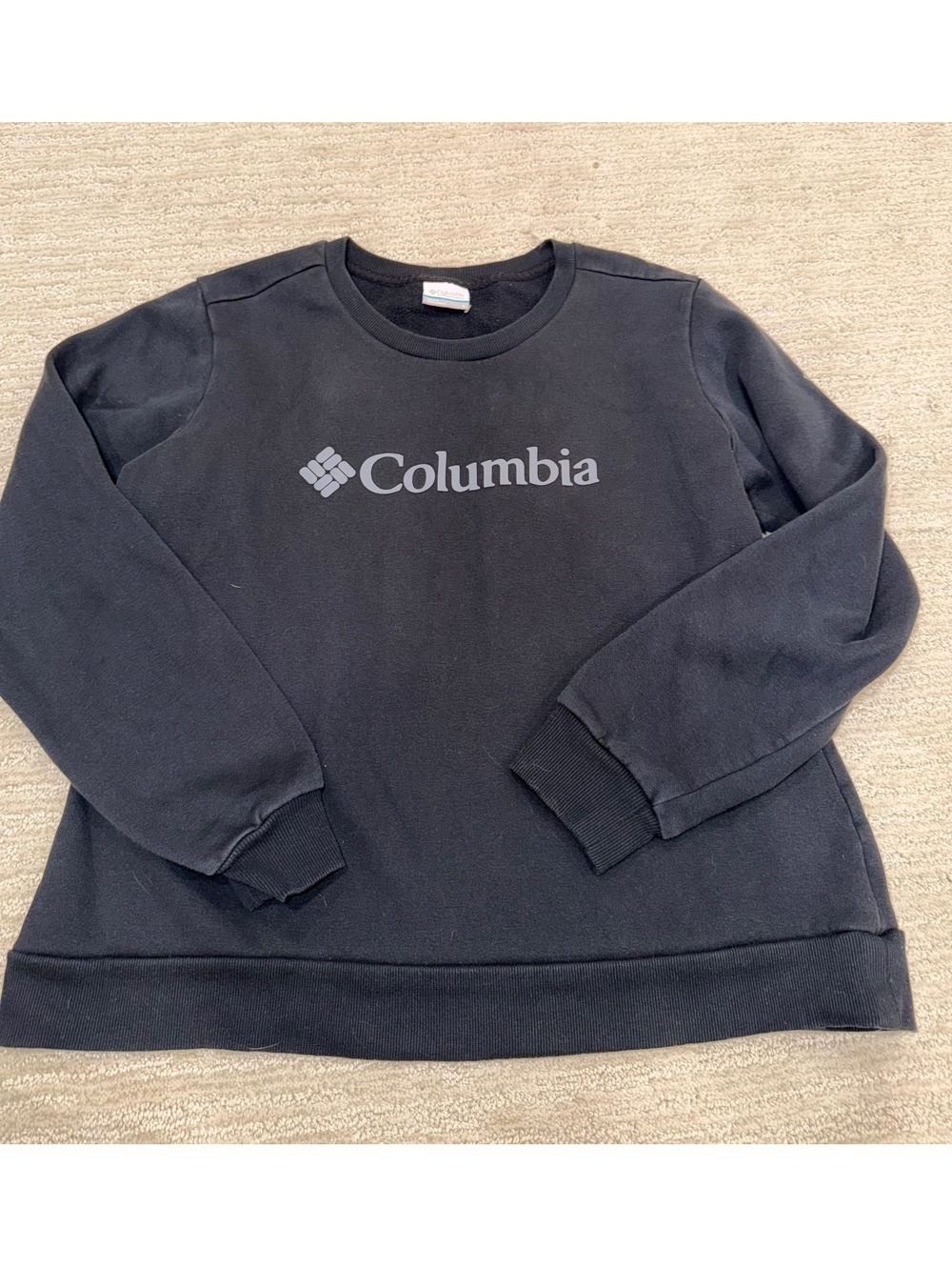 Columbia Charcoal Gray Crewneck Sweatshirt